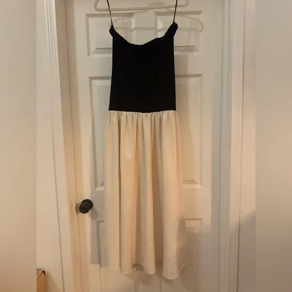 Commense Drop Waist Dress - Apricot - Picture 3 of 4